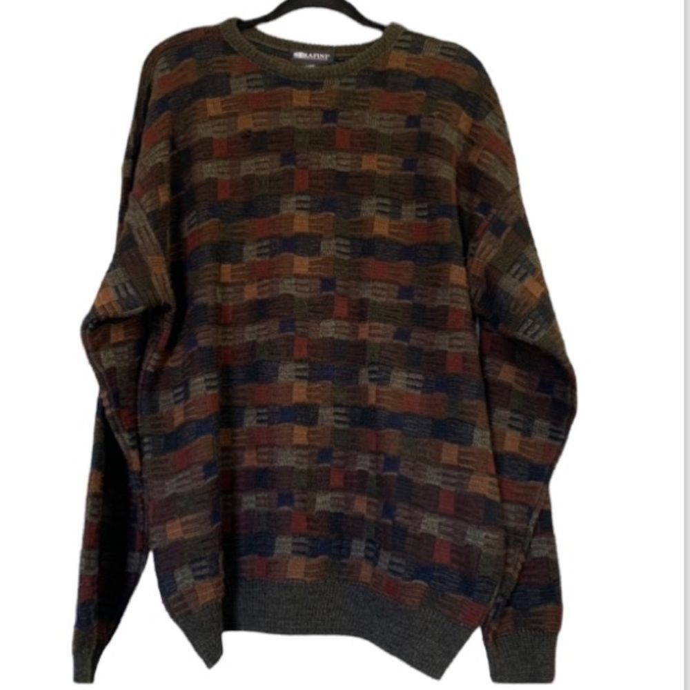 Vintage Serafini Textured Long Sleeve Sweater Men’s Size L